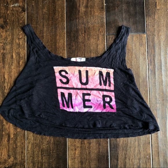 🌸3 FOR 5🌸 Black Ardene summer crop top - Picture 1 of 2